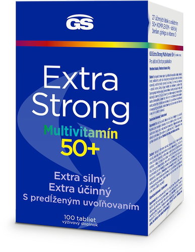 GS Extra Strong Multivitamín 50+, 30 tabliet - Multivitamín - Hlavný obrázok