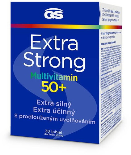 GS Extra Strong Multivitamin 50+, 30 tablets - Multivitamin - Main image