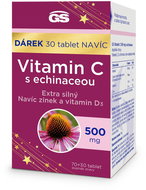 GS Vitamin C 500 s echinaceou, 70 + 30 tablet navíc - Vitamin C