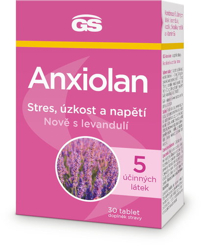 GS Anxiolan with lavender, 30 tablets - Dietary Supplement - Main image