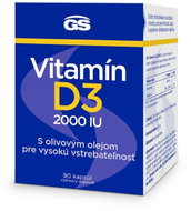 GS Vitamín D3 2000 IU, 90 kapsúl - Vitamín D3