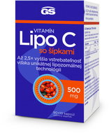 GS Vitamín Lipo C 500 mg so šípkami 90 + 10 kapsúl - Vitamín C