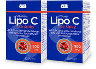 GS Vitamin Lipo C 500 mg se šípky, 2 × 100 kapslí - Vitamín C