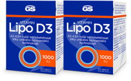 GS Vitamin Lipo D3, 1000 IU, 2 × 60 capsules - Vitamin D3