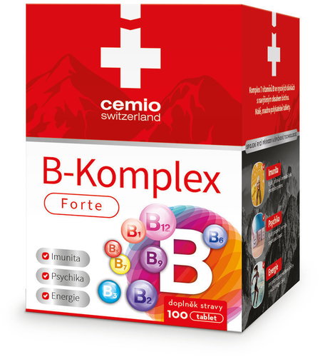 Cemio B-Complex 100 tablets - Vitamin B - Main image