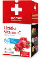 Cemio Lízátka Vitamin C malina 6 ks - Doplněk stravy