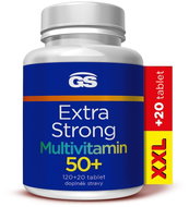 GS Extra Strong Multivitamín 50+, 120 + 20 tabliet - Multivitamín