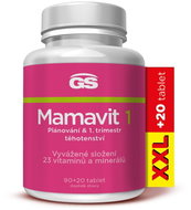 GS Mamavit 1 Plánovanie a 1. trimester, 90 + 20 tabliet XXL - Doplnok stravy