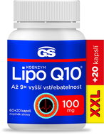 GS Coenzyme Lipo Q10 100 mg, 60 + 20 capsules - Coenzym Q10