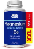 GS Magnesium citrát 1340 mg B6, 365 tabliet - Magnézium