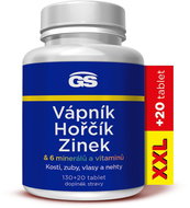 GS Calcium Magnesium Zinc, 130 + 20 tablets - Minerals
