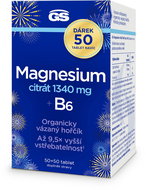 GS Magnesium Citrate 1340 mg + B6, 50 + 50 tablets - Magnesium
