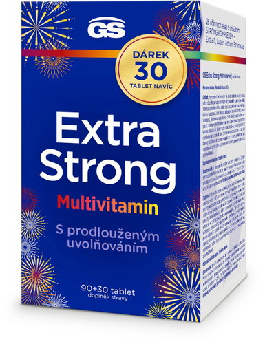 GS Extra Strong Multivitamin, 90 + 30 tablets - Multivitamin - Main image