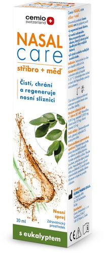 Cemio Nasal care silver + copper, 30 ml - Nasal Spray - Main image