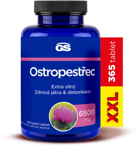 GS Ostropestřec 6500 mg 365 tablet XXL - Milk Thistle - Main image
