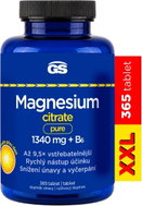 GS Magnesium citrate pure 1340 mg + B6 365 tablet XXL - Magnesium