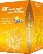 GS Vápník hořčík zinek Premium tbl. 100+30 dárek 2021 - Minerály