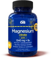 GS Magnesium citrate pure 1340 mg + B6, 70+40 tablet - Magnesium