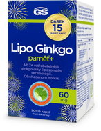 GS Lipo Ginkgo paměť+ 60 mg , 90+15 kapslí - Ginkgo Biloba