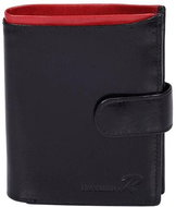 Cedar black-red leather with buckle - Wallet