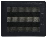 Cedar dark blue leather with grey stitching - Wallet