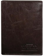 Cedar vertical without fastening brown - Wallet