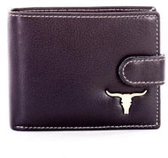 Buffalo black leather with buckle - Wallet