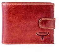 Buffalo brown leather with clasp - Wallet