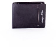 Cedar black leather with slit - Wallet