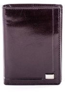 Rovicky black leather with geometric embossing - Wallet