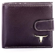 Buffalo genuine leather black with buckle - Wallet
