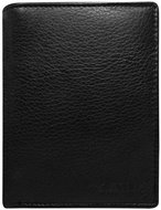 Cedar Men's open leather wallet black - Wallet