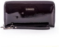 Lorenti with handle leather Catch black - Wallet