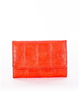 Factory Price motif animal skin Chelsea dark orange - Wallet