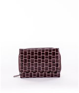 Factory Price with geometric relief Zaia brown - Wallet