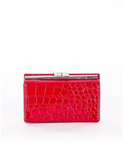 Factory Price design crocodile leather Ellis dark red - Wallet - Main image