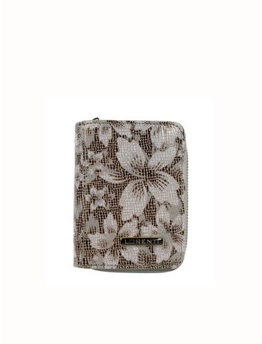 Lorenti with flowers small leather Minnie brown - Wallet - Main image