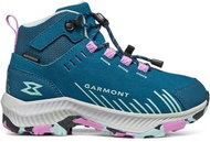 Garmont 9.81 Kids Pulse Trek Wp Corsair Blue/Moonlite Pink Eu 36 - Trekking Shoes