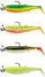 Savage Gear Gumová nástraha Cannibal Shad 10 cm 9 g + 10 g Velikost 3/0 Darkwater Mix 4+4 ks - Gumová nástraha