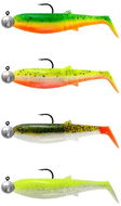 Savage Gear Gumová nástraha Cannibal Shad 6,8 cm 3 g + 5 g Velikost 1/0 Darkwater Mix 4+4 ks - Gumová nástraha