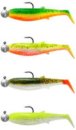 Savage Gear Rubber lure Cannibal Shad 8 cm 5 g + 7,5 g Size 2/0 Darkwater Mix 4+4 pcs - Rubber Bait