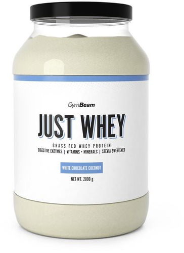 GymBeam Protein Just Whey 2000 g, white chocolate coconut - Protein - Hlavní obrázek
