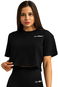 GymBeam Dámské tričko Cropped Limitless Black - Tričko