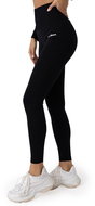 GymBeam Dámské legíny Ribbed FLO Black XL - Leggings
