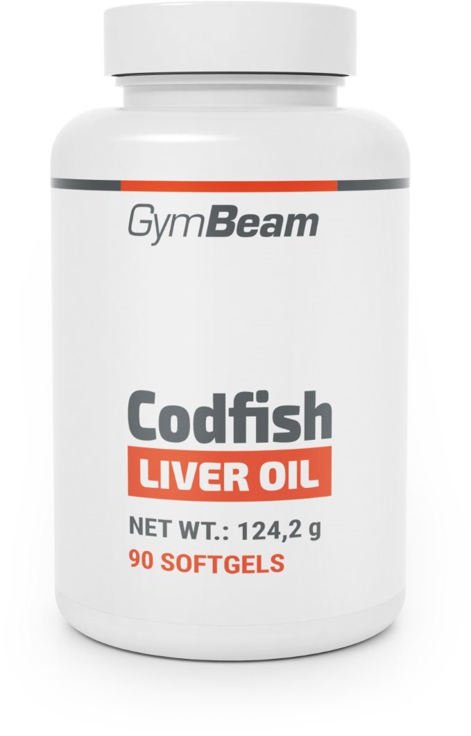 GymBeam Tőkehalmáj olaj, 90 kapszula