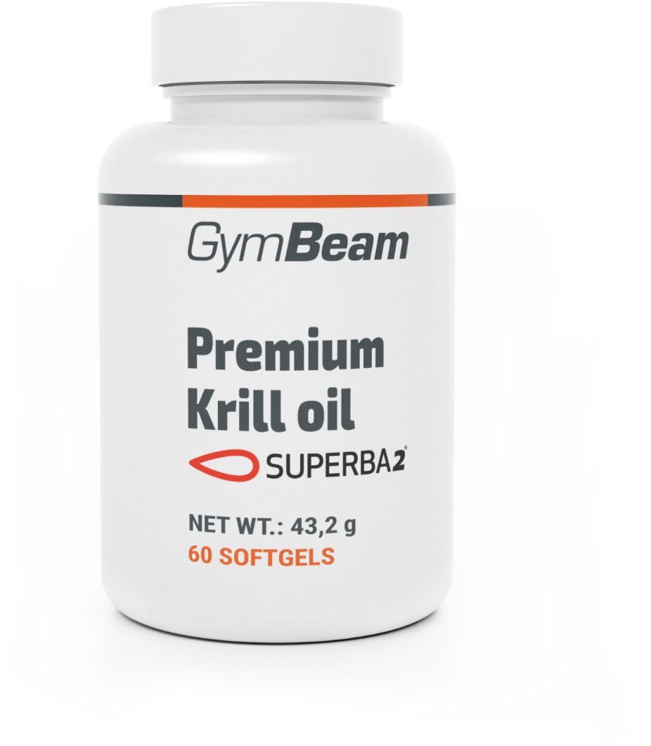 GymBeam Premium Krill Oil Superba2®, 60 kapszula