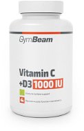 GymBeam Vitamin C + D3 1000 IU, 90 tab. - Vitamin C