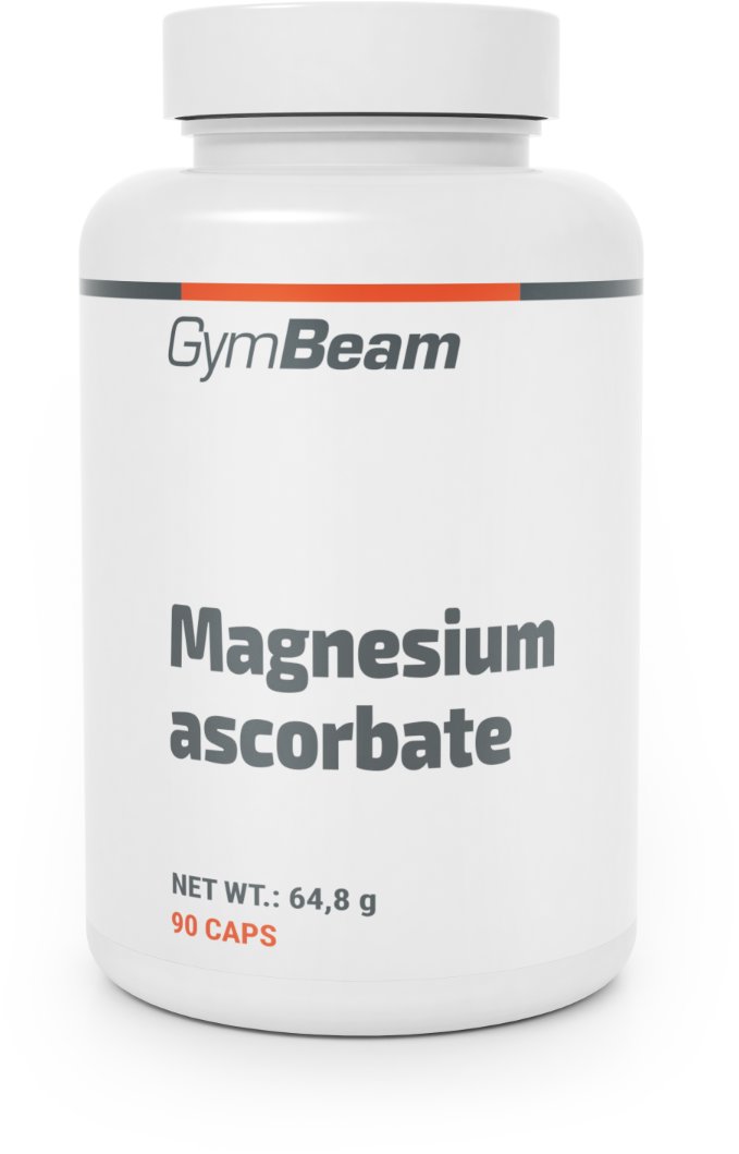 GymBeam magnézium-aszkorbát, 90 kapszula