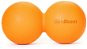 Masszázslabda GymBeam DuoRoll Orange - Masážní míč