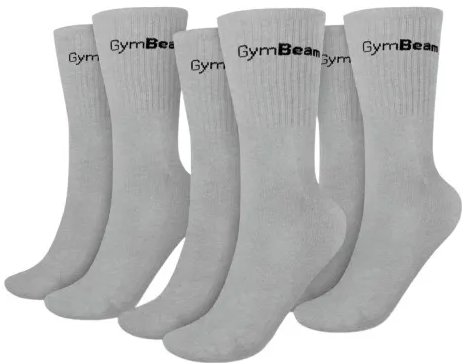 GymBeam 3/4 Socks 3Pack šedé XL - Socks - Main image